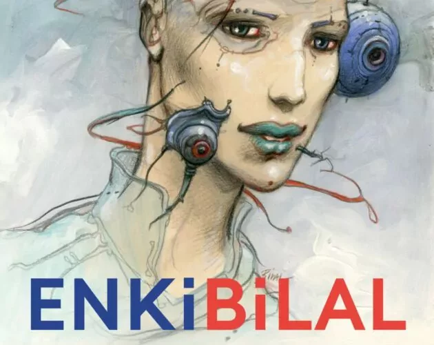 Affichette de l'xposition Enki Bibal en 2022