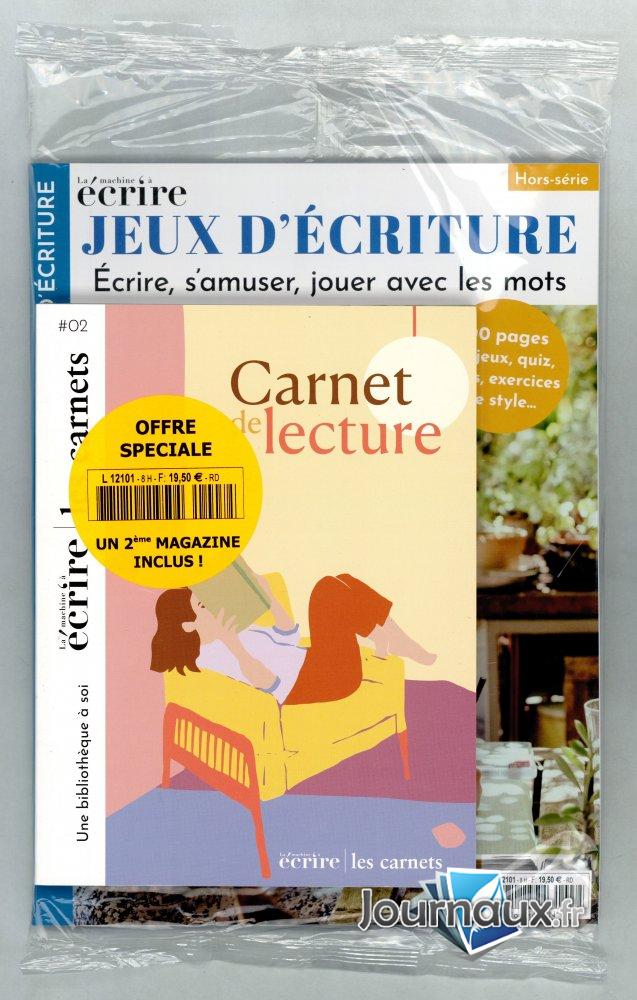 OFFRE La Machine à écrire + Les Carnets de lecture