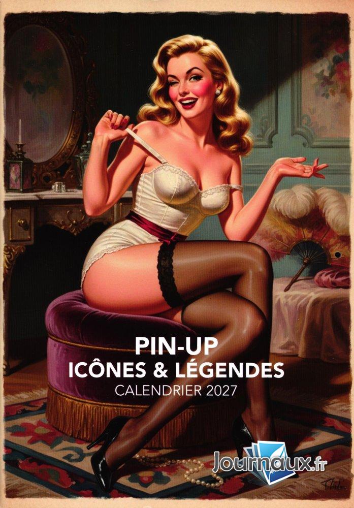 Calendrier 2027 Pin Up icônes & légendes