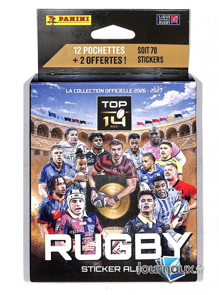 Panini pack pochettes top 14 rugby 2026-2027