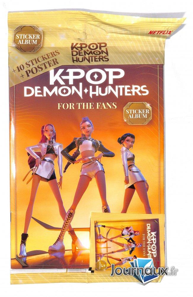 Kpop Demon hunters Album Sticker Netflix